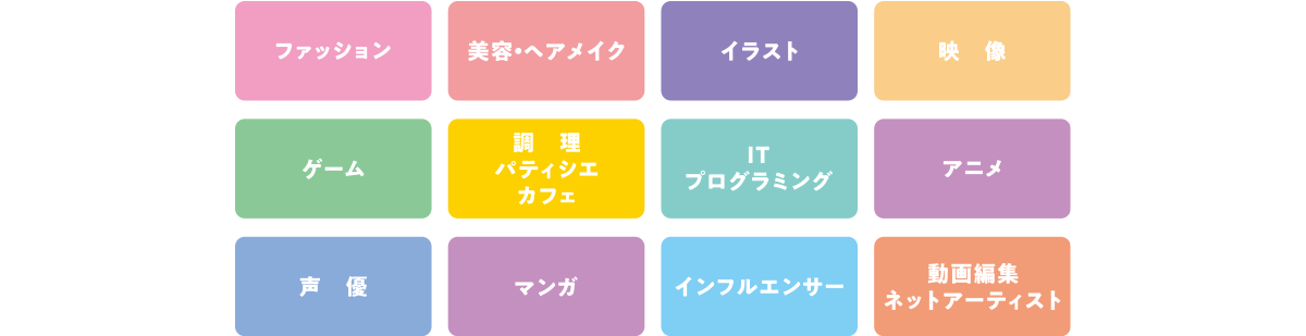 その他にも選べる12種類