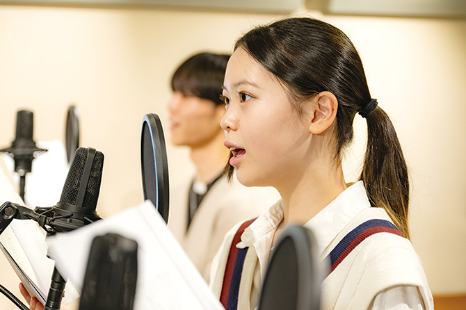 在学中に、スクール内外にて多数のオーディション開催